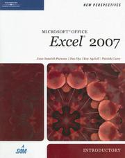 Cover of: New Perspectives on Microsoft Office Excel 2007, Introductory (New Perspectives (Thomson Course Technology)) | June Jamrich Parsons