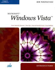 Microsoft Windows Vista by June Jamrich Parsons, Dan Oja, Lisa Ruffolo