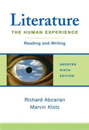 Cover of: Literature by Richard Abcarian, Marvin Klotz