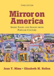 Cover of: Mirror on America: Short Essays and Images from Popular Culture