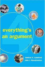 Cover of: Everything's an Argument