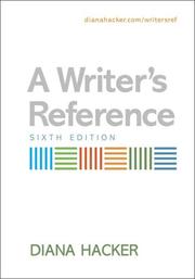 Cover of: A Writer's Reference by 