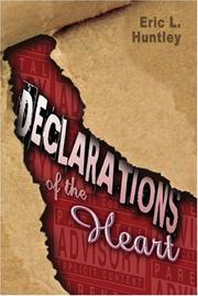 Cover of: Declarations of the Heart | Eric L. Huntley
