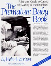 Cover of: The premature baby book by Helen Harrison