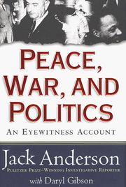 Cover of: Peace, war, and politics by Anderson, Jack