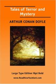 Cover of: Tales of Terror and Mystery (Large Print) by Arthur Conan Doyle