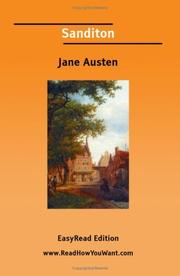 Cover of: Sanditon [EasyRead Edition] by Jane Austen, Jane Austen