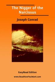 Cover of: The Nigger of the Narcissus [EasyRead Edition] by Joseph Conrad