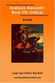 Cover of: Anabasis Alexandri by Arrian