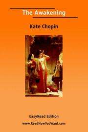 Cover of: The Awakening [EasyRead Edition] by Kate Chopin
