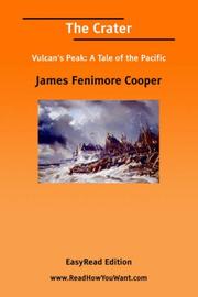 Cover of: The Crater [EasyRead Edition] by James Fenimore Cooper, James Fenimore Cooper