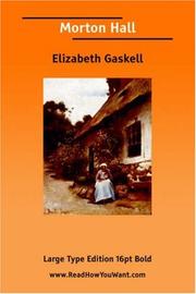 Cover of: Morton Hall by Elizabeth Cleghorn Gaskell