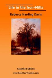 Cover of Life in the iron mills