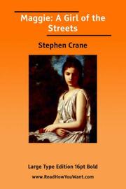 Cover of: Maggie by Stephen Crane