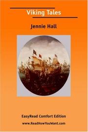 Cover of: Viking Tales [EasyRead Comfort Edition] by Jennie Hall, Jennie Hall