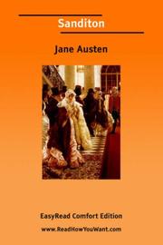 Cover of: Sanditon [EasyRead Comfort Edition] by Jane Austen, Jane Austen