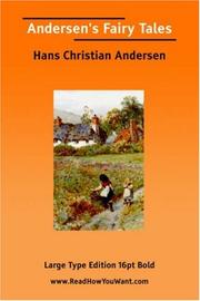 Cover of: Andersen\'s Fairy Tales (Large Print) by Hans Christian Andersen