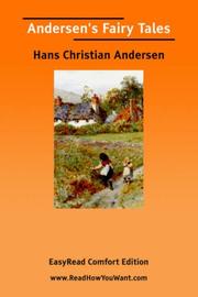 Cover of: Andersen\'s Fairy Tales [EasyRead Comfort Edition] by Hans Christian Andersen