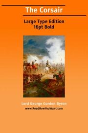 Cover of: The Corsair (Large Print) by Lord Byron