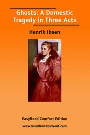 Cover of: Ghosts by Henrik Ibsen