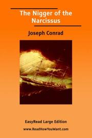 Cover of: The Nigger of the Narcissus [EasyRead Large Edition] by Joseph Conrad
