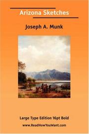 Cover of: Arizona Sketches | Joseph A. Munk