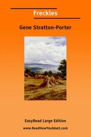 Cover of: Freckles [EasyRead Large Edition] by Gene Stratton-Porter