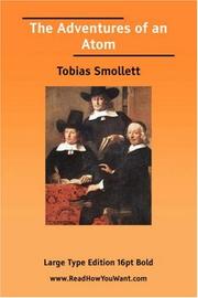 Cover of: The Adventures of an Atom (Large Print) by Tobias Smollett