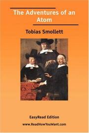 Cover of: The Adventures of an Atom [EasyRead Edition] by Tobias Smollett