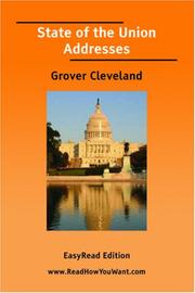 Cover of: State of the Union Addresses (Grover Cleveland) [EasyRead Edition]