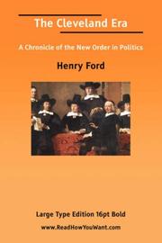 Cover of: The Cleveland Era by Henry Ford