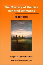 Cover of: The Mystery of the Five Hundred Diamonds [EasyRead Comfort Edition]