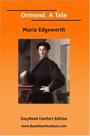 Cover of: Ormond, A Tale [EasyRead Comfort Edition] by Maria Edgeworth