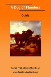 Cover of: A Dog of Flanders by Ouida