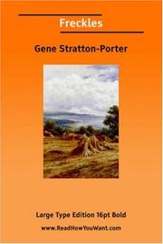 Cover of: Freckles (Large Print) by Gene Stratton-Porter