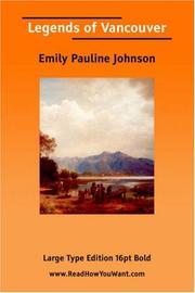 Cover of: Legends of Vancouver by Emily Pauline Johnson