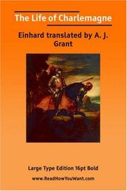 Cover of: The Life of Charlemagne (Large Print)