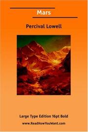 Cover of: Mars | Percival Lowell