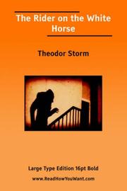 Cover of: The Rider on the White Horse by Theodor Storm, Theodor Storm