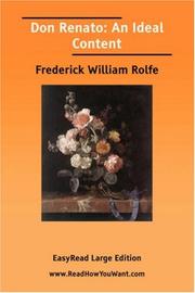 Cover of: Don Renato by Frederick William Rolfe