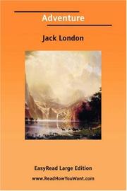Cover of: Adventure [EasyRead Large Edition] by Jack London, Jack London
