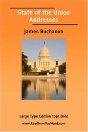 Cover of: State of the Union Addresses (James Buchanan)