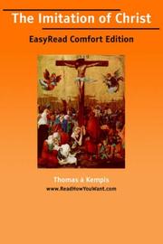 Cover of: The Imitation of Christ [EasyRead Comfort Edition] by Thomas à Kempis