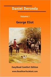 Cover of: Daniel Deronda by George Eliot