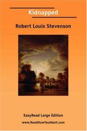 Cover of: Kidnapped [EasyRead Large Edition] by Robert Louis Stevenson