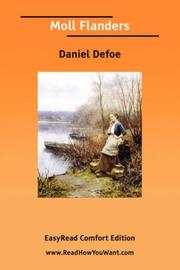 Cover of: Moll Flanders [EasyRead Comfort Edition] by Daniel Defoe, Daniel Defoe