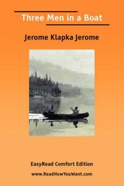 Cover of: Three Men in a Boat by Jerome Klapka Jerome