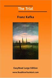 Cover of: The Trial by Franz Kafka