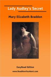 Cover of: Lady Audley\'s Secret [EasyRead Edition] by Mary Elizabeth Braddon