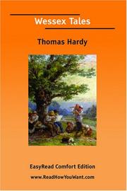 Cover of: Wessex Tales [EasyRead Comfort Edition] by Thomas Hardy